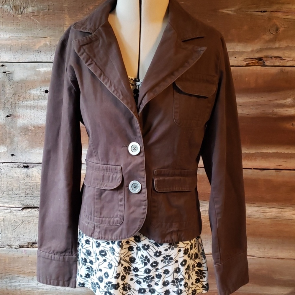 Brown blazer style jacket